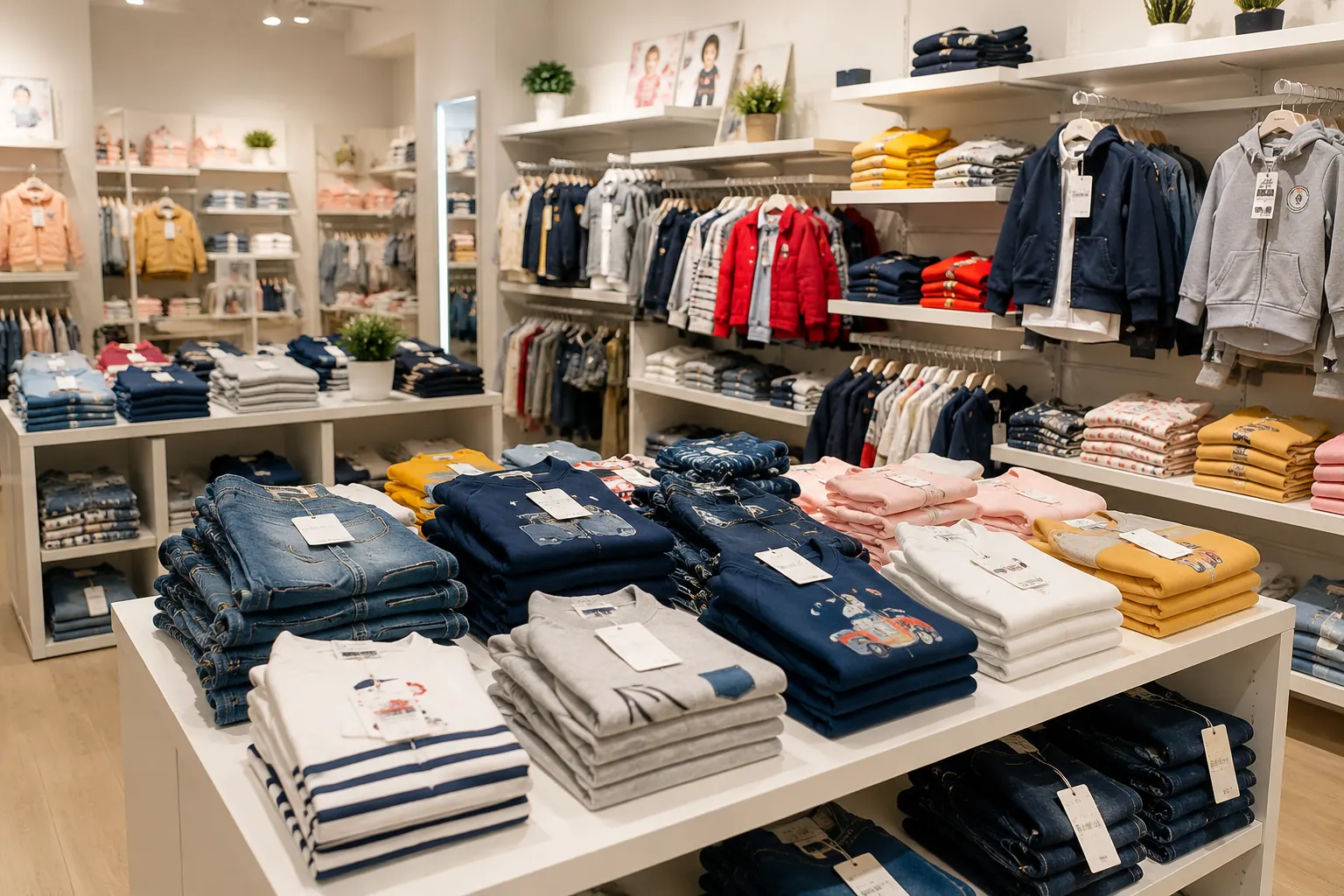 Fine serie abbigliamento bambino