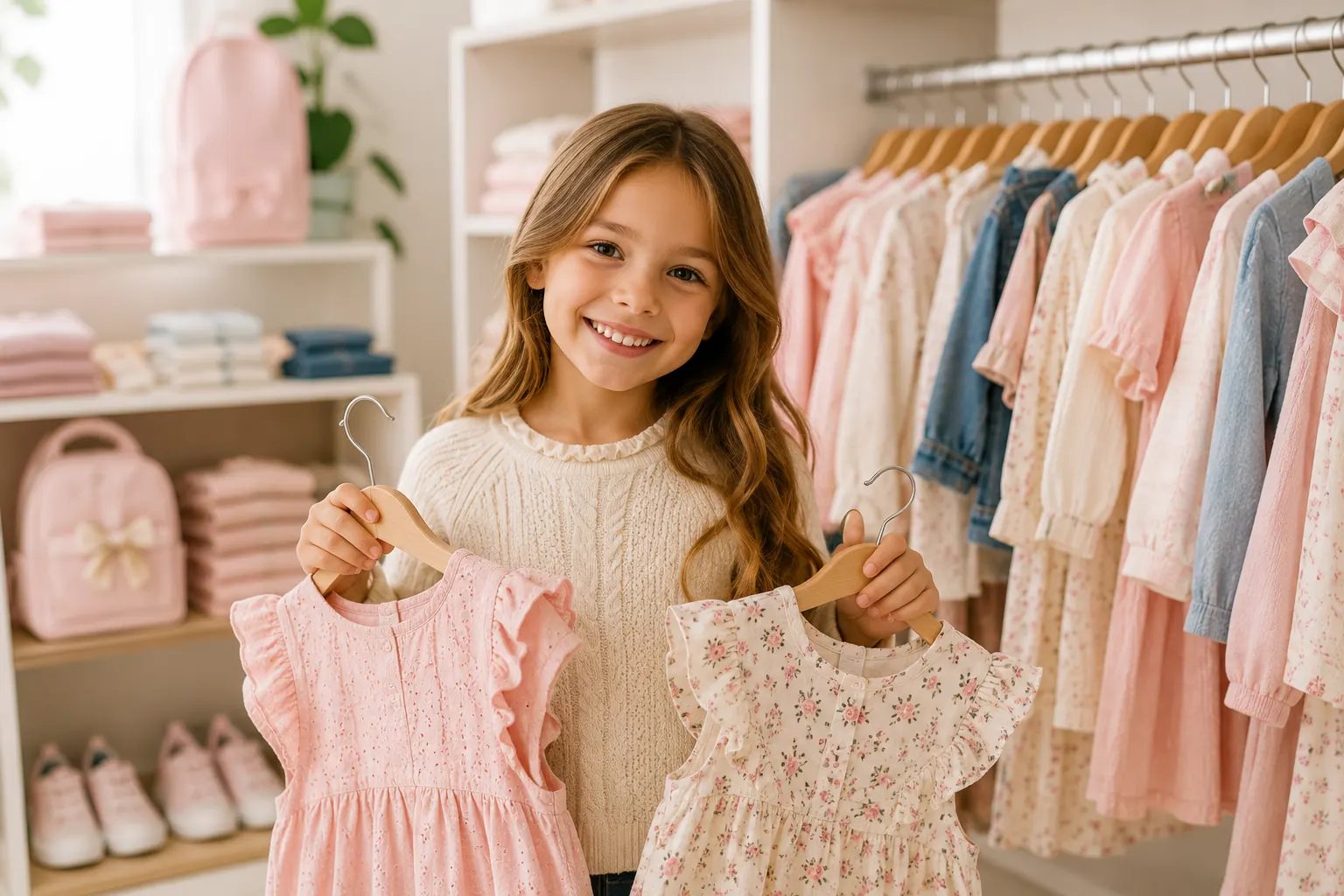 Stock abbigliamento bambina da ritiro