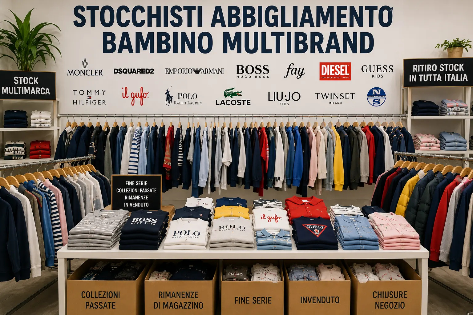 Stocchisti Abbigliamento Bambino Multibrand - stock bambino multibrand